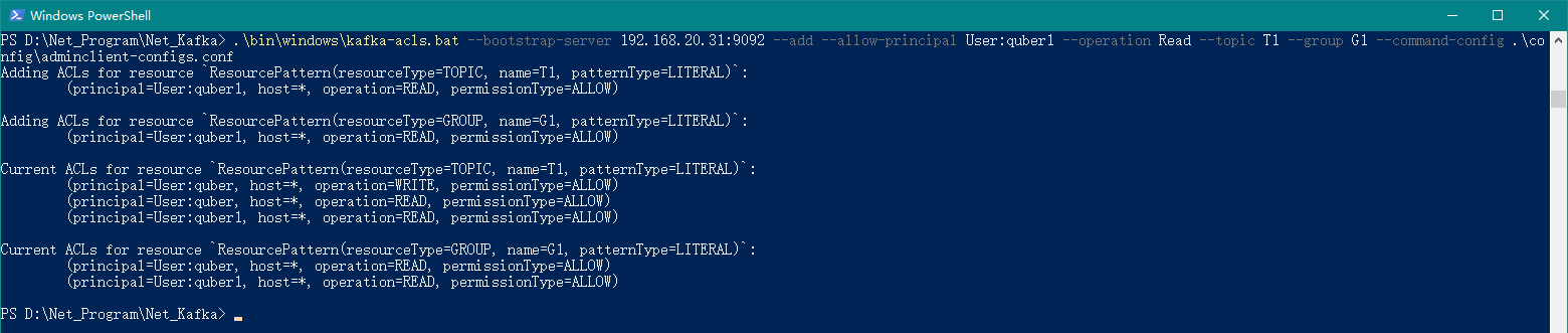 配置用户读权限